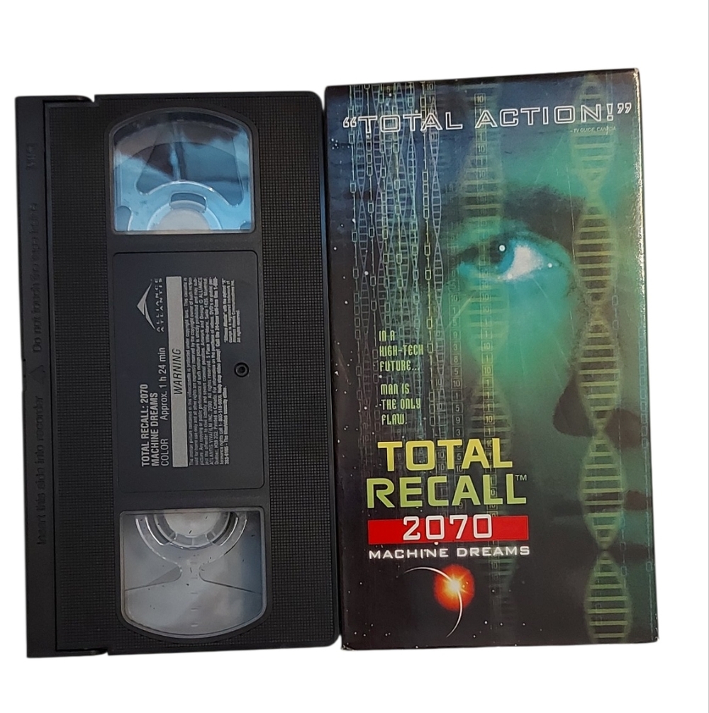 Total Recall 2070 VHS Tape